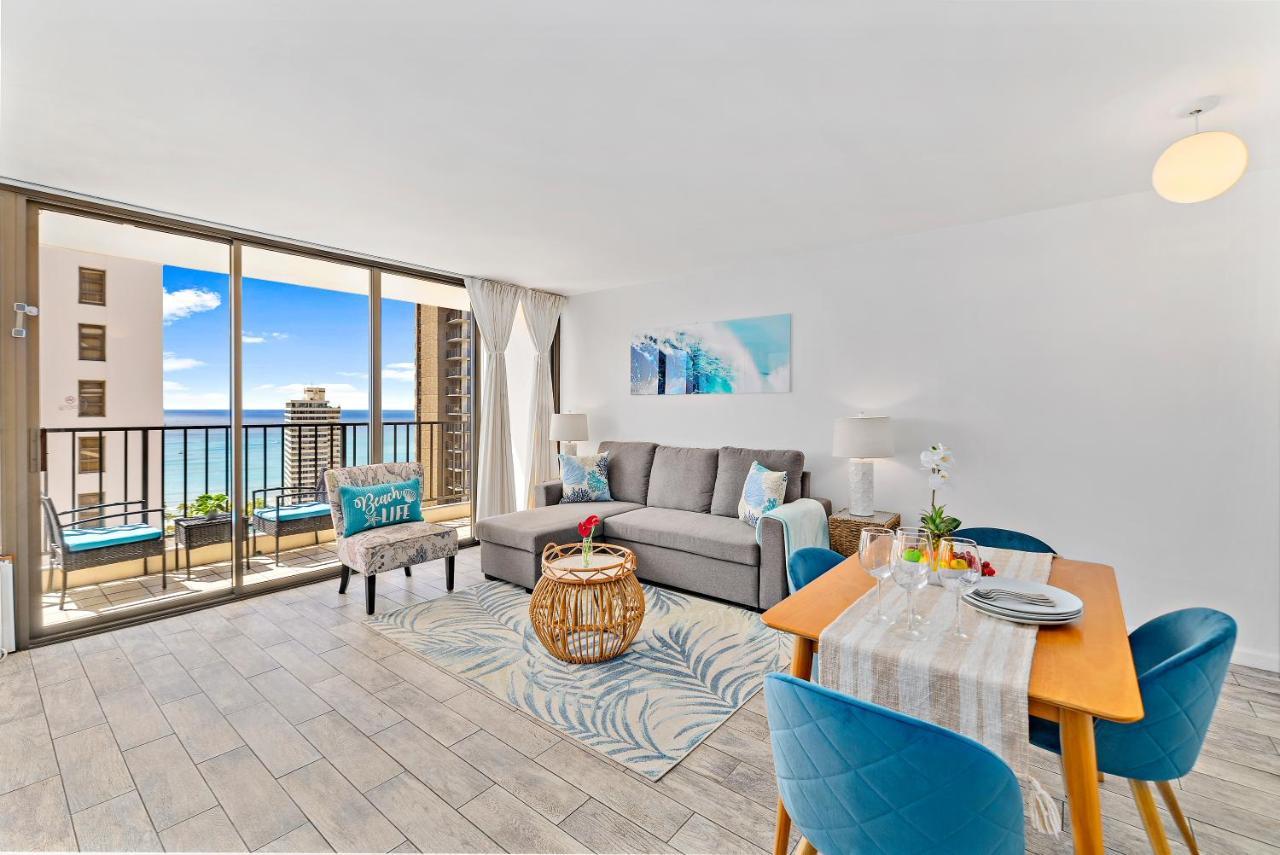 1Br With Great Ocean Views, 1 Block To Waikiki Beach Honolulu Exteriér fotografie
