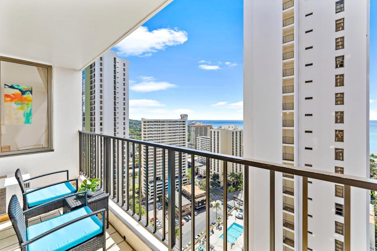 1Br With Great Ocean Views, 1 Block To Waikiki Beach Honolulu Exteriér fotografie