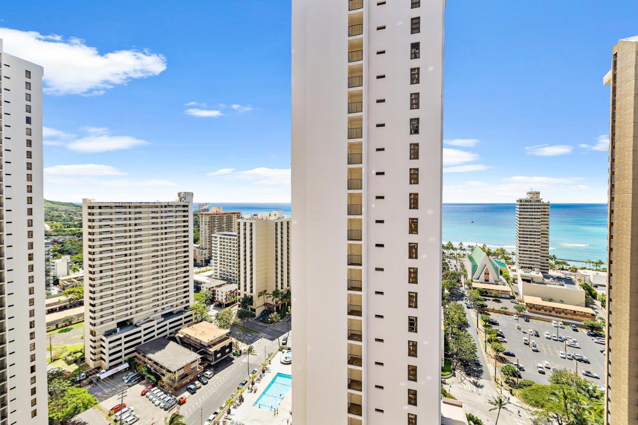1Br With Great Ocean Views, 1 Block To Waikiki Beach Honolulu Exteriér fotografie